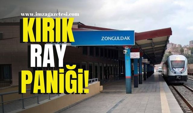 Zonguldak-Çaycuma Tren Seferlerinde Ray Kırığı Paniği!