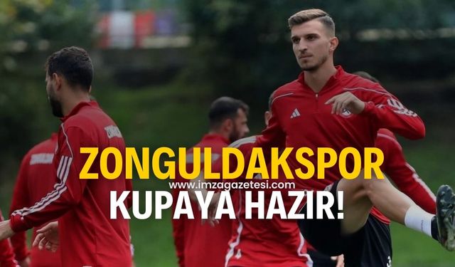 Zonguldakspor FK, kupa maçına hazır!