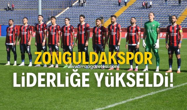 Zonguldakspor FK, Nesine 3.Lig 4.Grup'ta liderliğe yükseldi!