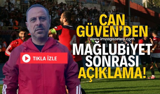 Zonguldakspor FK Teknik Direktörü Can Güven, Kırıkkale FK mağlubiyetini değerlendirdi!