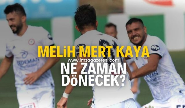 Zonguldakspor FK'da sakatlanan Melih Mert Kaya, ne zaman sahalara dönecek?