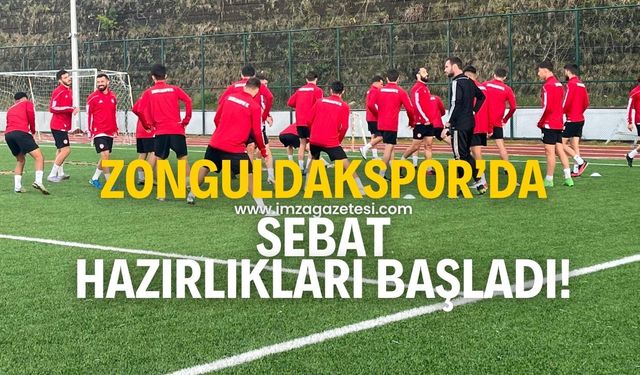 Zonguldakspor FK’da Sebat Gençlik Spor hazırlıkları başladı!