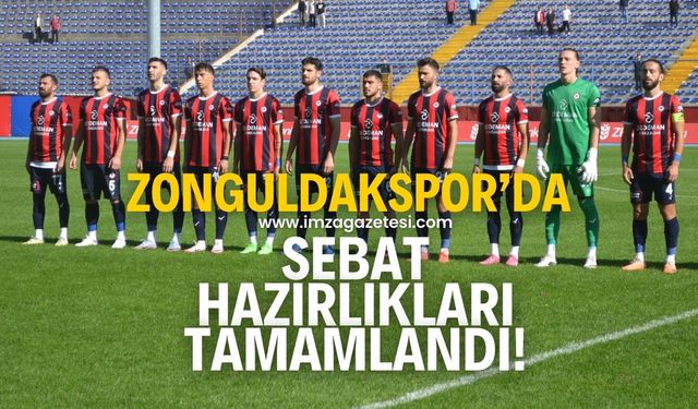 Zonguldakspor FK’da Sebat Gençlik Spor hazırlıkları tamamlandı!