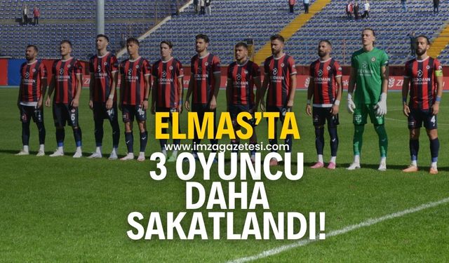 Zonguldakspor’da 3 oyuncu daha sakatlandı!