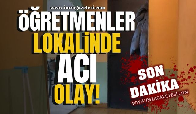 Zonguldak'ta Emekli Öğretmenler Lokali'nde Acı Olay!