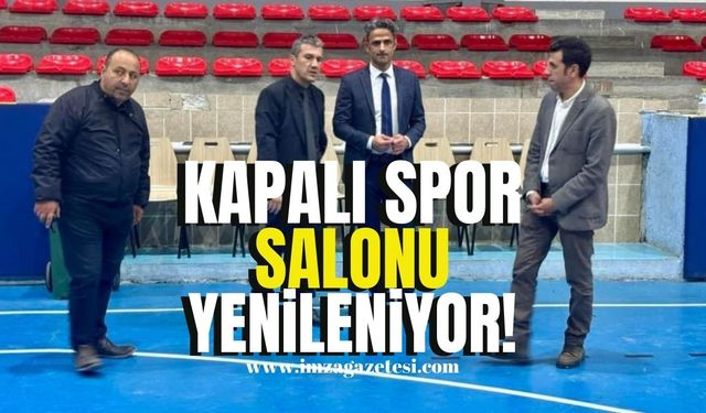 Zonguldak'ta Gençler İçin Kapalı Spor Salonu Yenileniyor!