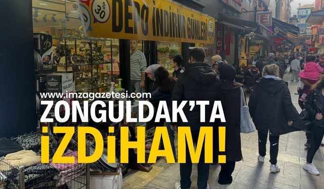 Zonguldak’ta Yüzde Elli İndirim İzdihamı! | Zonguldak haber