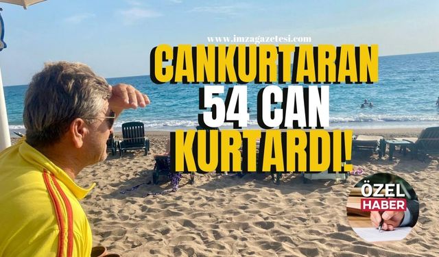 Cankurtaran 54 can kurtardı!