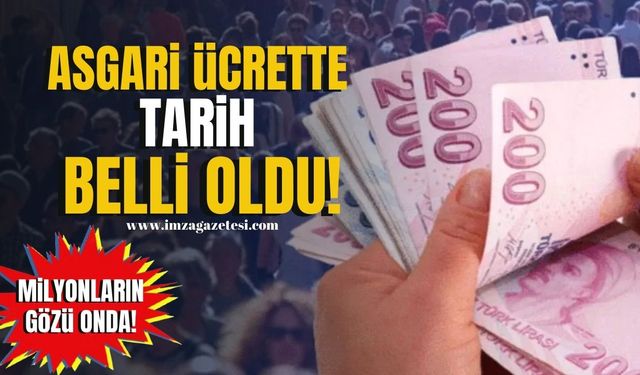 Milyonların Gözü Yeni Yılın Asgari Ücretinde... Tarih belli oldu!