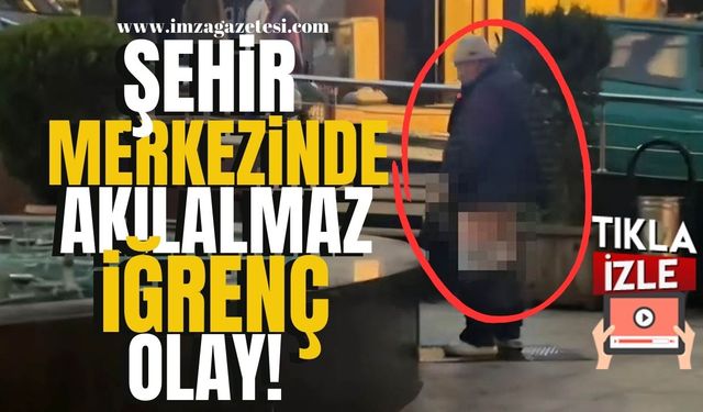 Bartın’da akılalmaz olay! Şehir merkezinde utandıran görüntü!