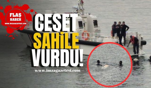 Bartın'da ceset sahile vurdu!