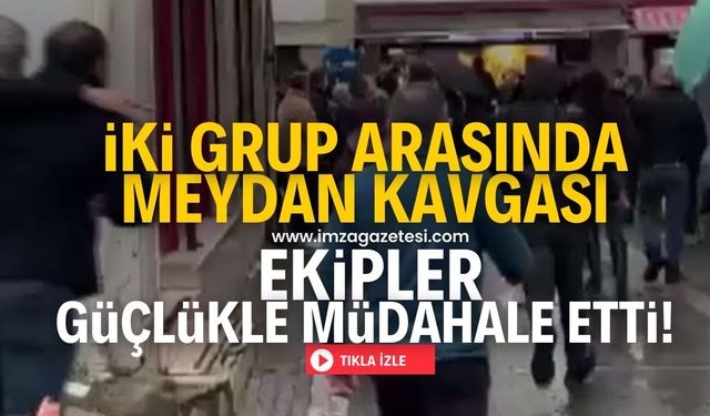 Bartın'da meydan kavgası! Polis ekipleri güçlükle müdahale etti