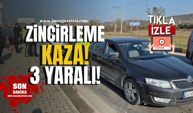 Bartın’da Zincirleme Kaza! 4 Araç Birbirine Girdi, 3 Kişi Yaralandı...