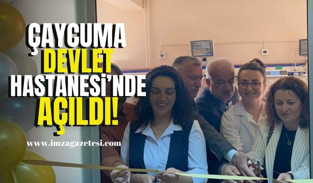 Çaycuma Devlet Hastanesi'ne Yenidoğan Bakım Ünitesi...