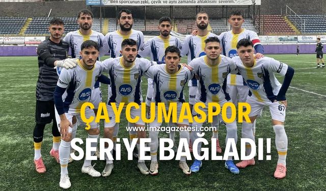 Çaycumaspor seriye bağladı!