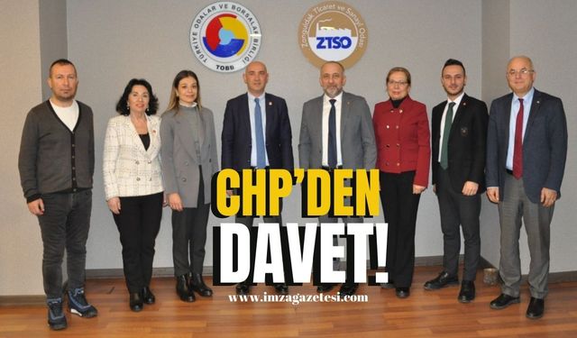 CHP Heyetinden Zonguldak Ticaret ve Sanayi Odası’na Çalıştay Daveti...