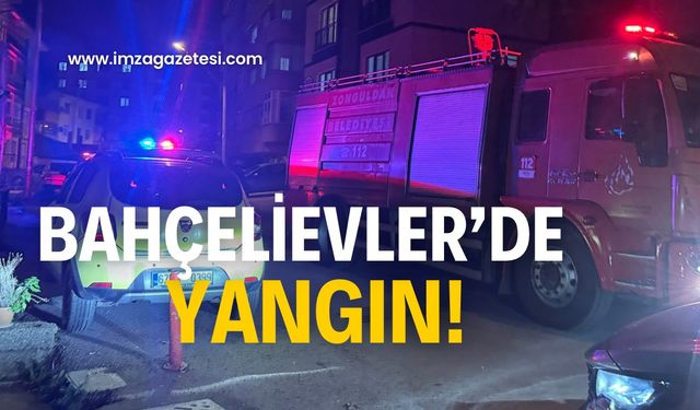 Bahçelievler’de yangın! Ekipler sevk edildi