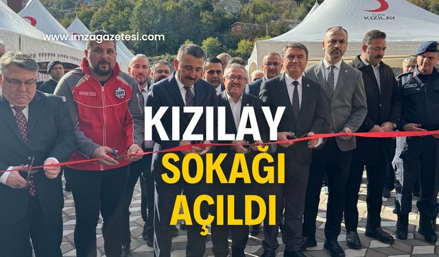 Kızılay sokağı coşkuyla açıldı