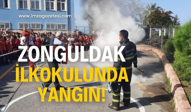 İlkokulda yangın paniği!