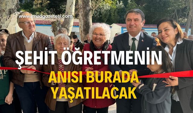 Şehit öğretmen Aybüke Yalçın’ın ismi  burada yaşatılacak