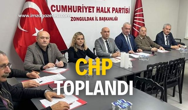 CHP toplandı! Bütün ilçe başkanları orada