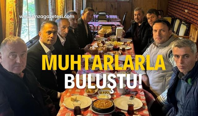 Ümit Uzun durmuyor! Muhtarları dinledi