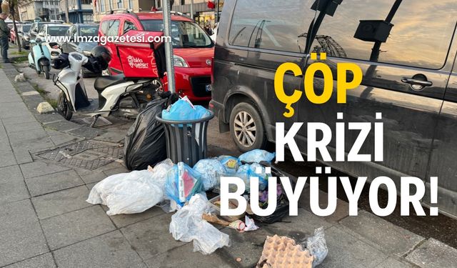 Kent merkezinde çöp krizi! Bu kadarı da pes