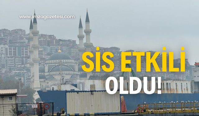 Sis etkisine altına aldı!