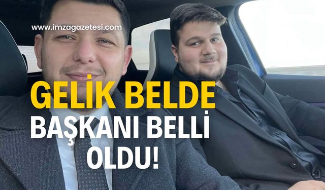 AK Parti Gelik Belde Başkanı belli oldu!