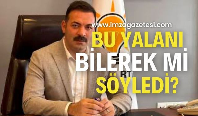 Mustafa Çağlayan seslendi! Sayın Özgür Özel bu yalanı bilerek ve isteyerek mi söyledi?