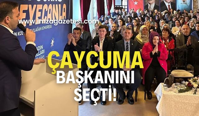 Çaycuma kongresi yapıldı! Geldi güven tazeledi