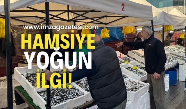 Hamsi, kapış kapış gidiyor!