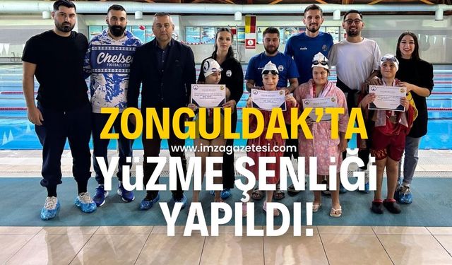 Zonguldak'ta sirius yüzme şenliği yapıldı!