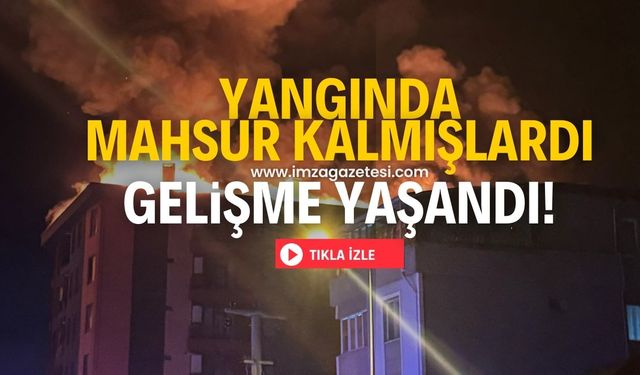 Fatih sitesinde çıkan yangında gelişme! Kurtarıldılar