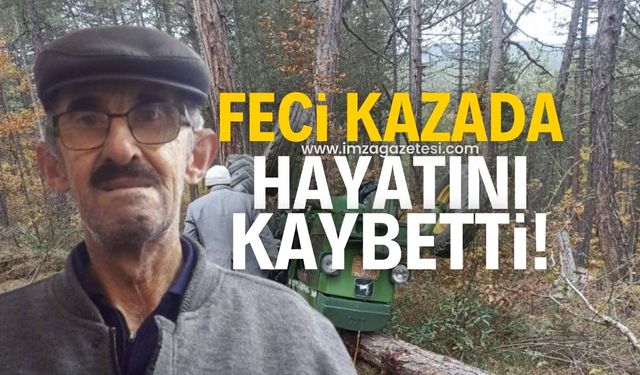 Feci kazada hayatını kaybetti!