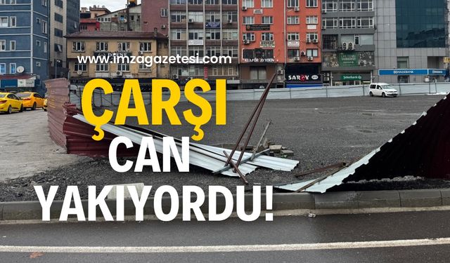 Merkez Çarşısı can yakıyordu!