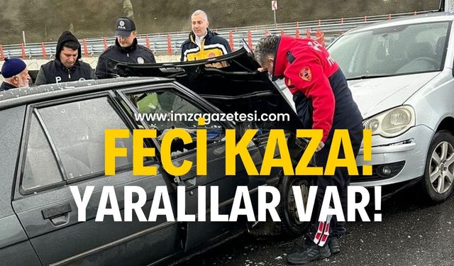 Kozlu’da kaza! Yaralılar var