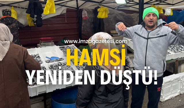 Hamsi düştü! Vatandaş yoğun ilgi gösterdi