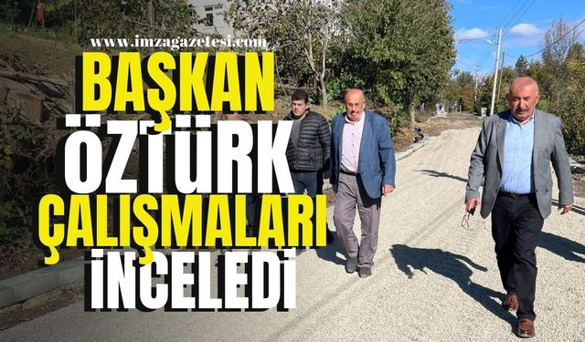 Gökçebey Belediye Başkanı Öztürk, Yol Çalışmalarını İnceledi...