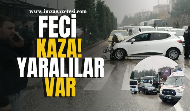 Karabük'te Feci Çarpışma! Yaralılar Var