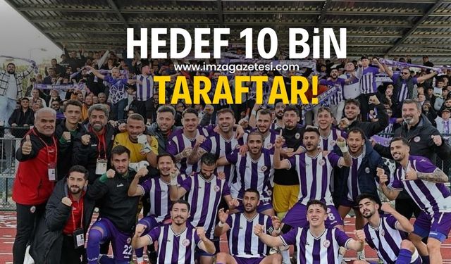 Kdz.Ereğli Belediyespor'da Sinopspor maçında hedef 10 bin taraftar!