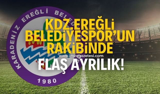 Kdz.Ereğli Belediyespor’un rakibi Çilimli Belediyespor’da flaş ayrılık