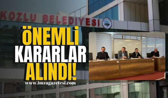 Kozlu Belediyesi 2025 Bütçesini Onayladı! Önemli Kararlar Alındı!