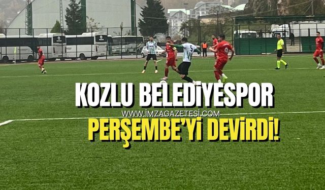 Kozlu Belediyespor, Perşembe Belediyespor'u devirdi!