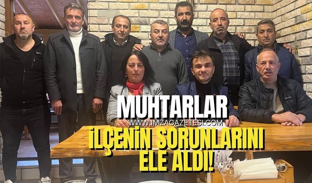 Kozlu Muhatarlar Derneği, ilçenin sorunlarını gündeme getirdi!