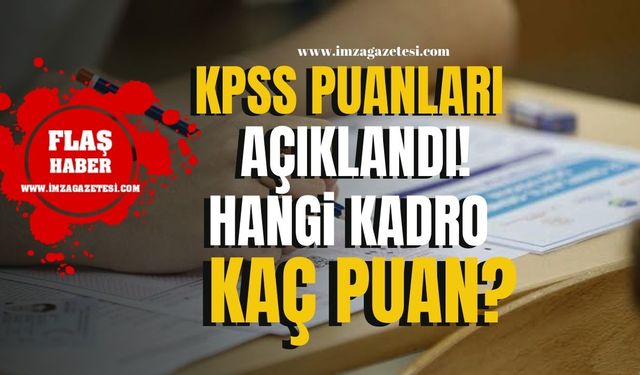 KPSS Taban Puanları Açıklandı... 50-80 Puanla Hangi Kadrolara Girilebilir?