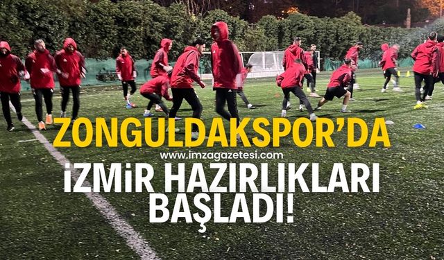 Lider Zonguldakspor, İzmir Çoruhlu FK hazırlıklarına başladı