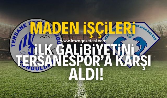 Maden İşçileri, ilk galibiyetini Tersanespor’a karşı aldı!