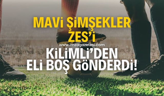 Mavi Şimşekler, Zonguldak Ereğli Spor'u eli boş gönderdi