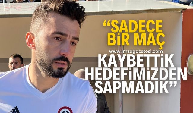 Mehmet Gürkan Öztürk, "Sadece bir maç yenildik hedefimizden sapmadık"